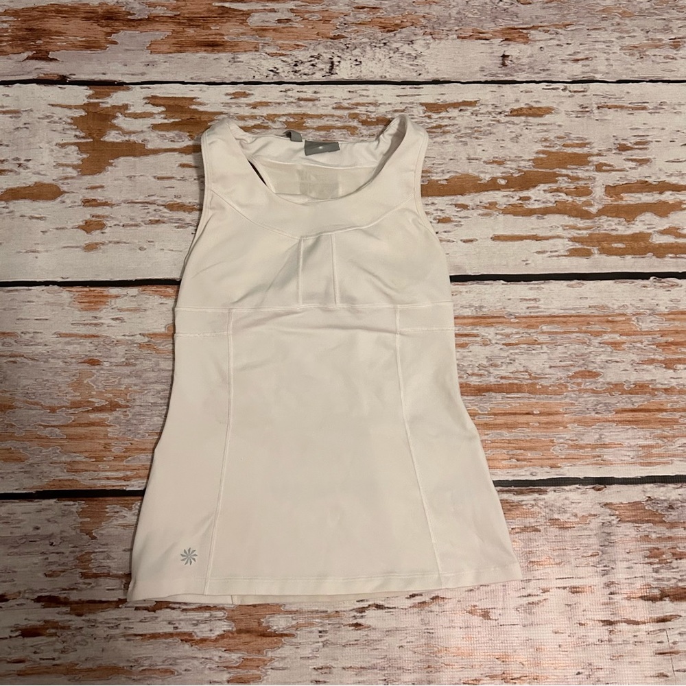 Athleta white tank